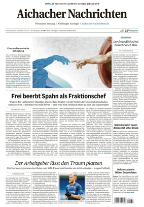 Cover of Aichacher Nachrichten