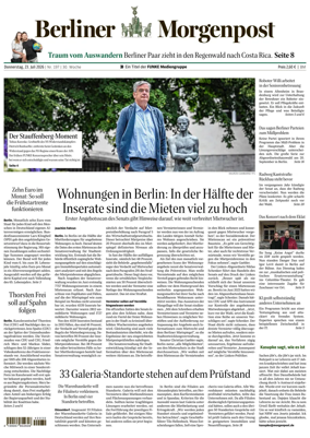 Cover of Berliner Morgenpost