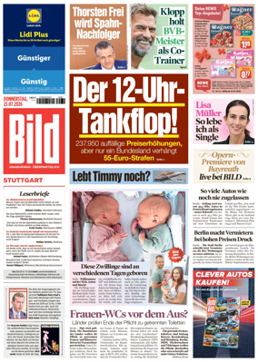 Cover of BILD Stuttgart