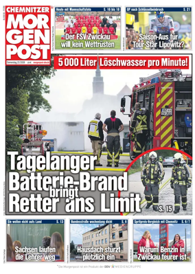 Cover of Chemnitzer Morgenpost