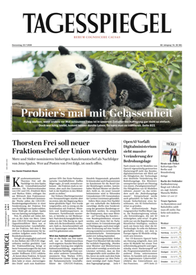 Cover of Der Tagesspiegel