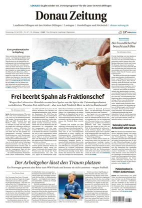 Cover of Donau Zeitung