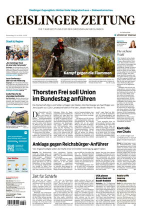 Cover of Geislinger Zeitung