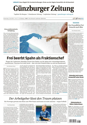 Cover of Guenzburger Zeitung