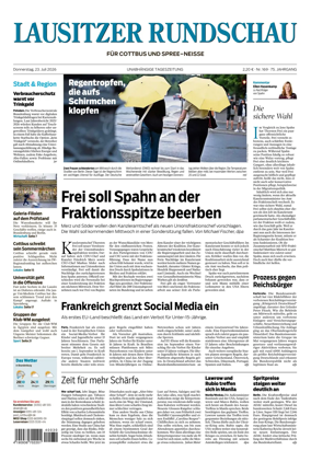 Cover of Lausitzer Rundschau