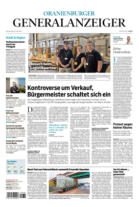 Cover of Oranienburger Generalanzeiger