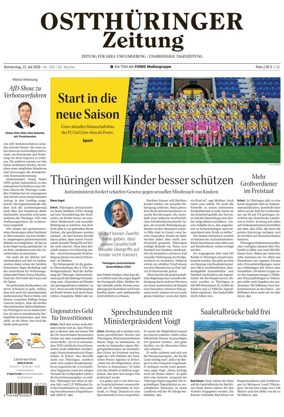 Cover of Ostthuringer Zeitung (Gera)