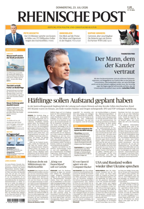 Cover of Rheinische Post – Dusseldorf Stadt