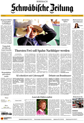 Cover of Schwabische Zeitung (Biberach)