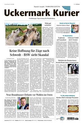Cover of Templiner Zeitung