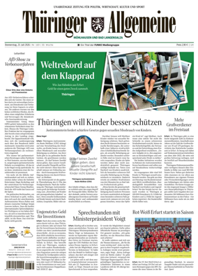 Cover of Thuringer Allgemeine (Muhlhausen und Bad Langensalza)