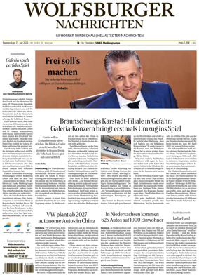 Cover of Wolfsburger Nachrichten (Wolfsburg-Gifhorn)