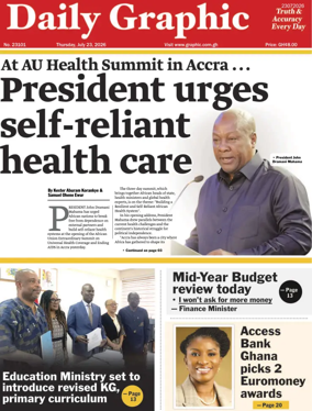 Cover of Daily Graphic