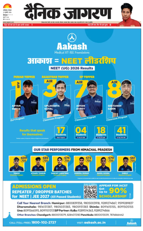 Cover of Dainik Jagran - Mandi