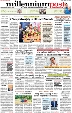 Cover of Millennium Post (Kolkata)