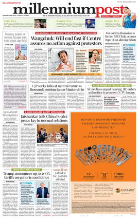 Cover of Millennium Post