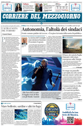 Cover of Corriere del Mezzogiorno (Puglia)