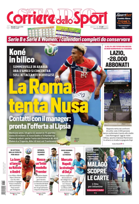 Cover of Corriere dello Sport (Roma)
