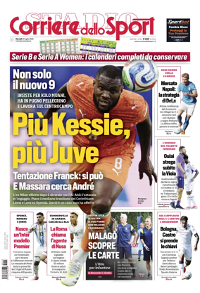 Cover of Corriere dello Sport