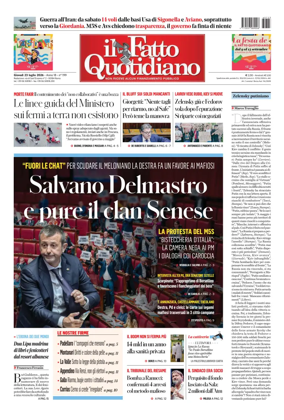 Cover of Il Fatto Quotidiano