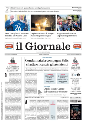 Cover of Il Giornale (Italy)