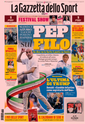 Cover of La Gazzetta dello Sport
