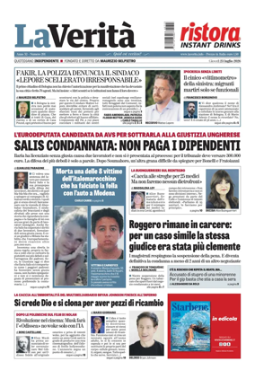 Cover of La Verita (Italia)