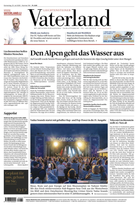Cover of Liechtensteiner Vaterland