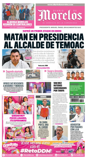 Cover of Diario de Morelos