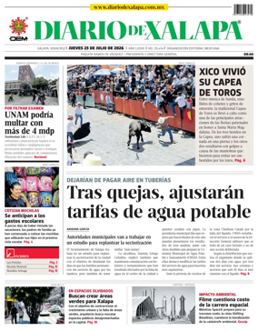 Cover of Diario de Xalapa