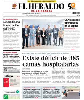 Cover of El Heraldo de Chihuahua