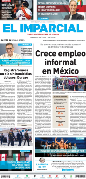Cover of El Imparcial