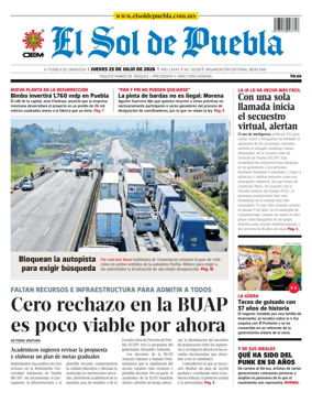 Cover of El Sol de Puebla
