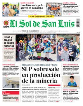 Cover of El Sol de San Luis Potosi