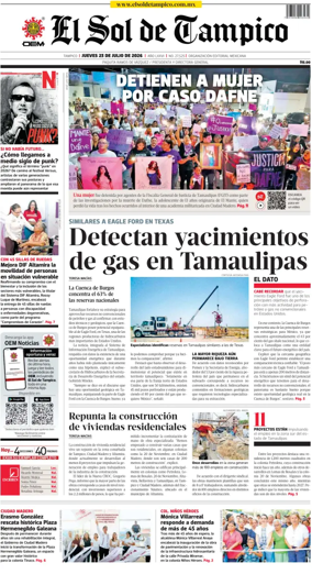 Cover of El Sol de Tampico
