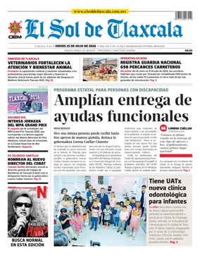 Cover of El Sol de Tlaxcala