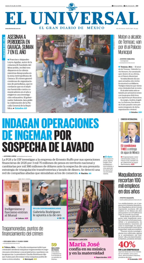 Cover of El Universal