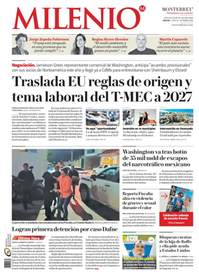 Cover of Milenio Monterrey