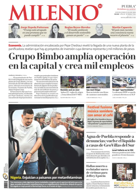 Cover of Milenio Puebla