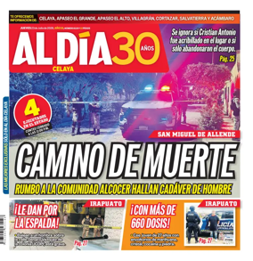 Cover of Periodico Al Dia (Celaya)