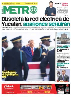 Cover of Publimetro Merida