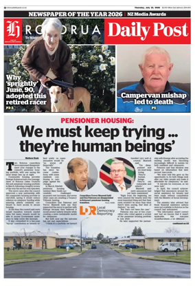Cover of Rotorua Daily Post