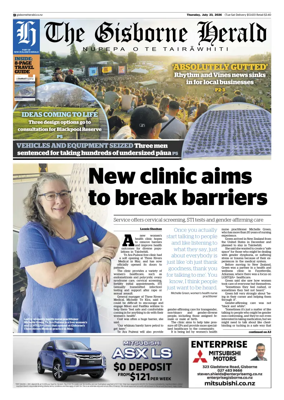 Cover of The Gisborne Herald