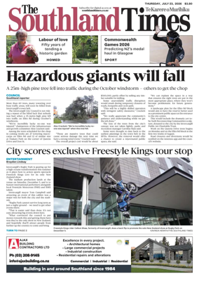 Cover of The Southland Times