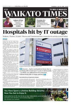 Cover of Waikato Times