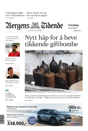 Cover of Bergens Tidende