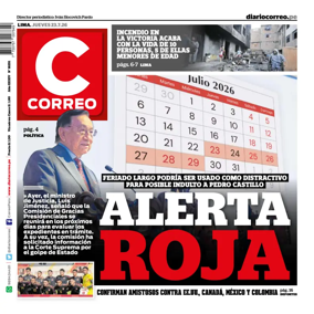 Cover of Diario Correo