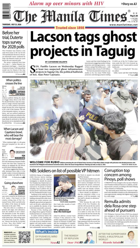 Cover of The Manila Times