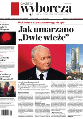 Cover of Gazeta Wyborcza