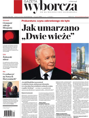 Cover of Gazeta Wyborcza Stoleczna